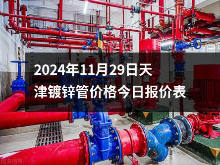 2024年11月29日天津镀锌管价格今日报价表